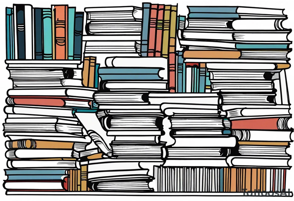 Books tattoo idea