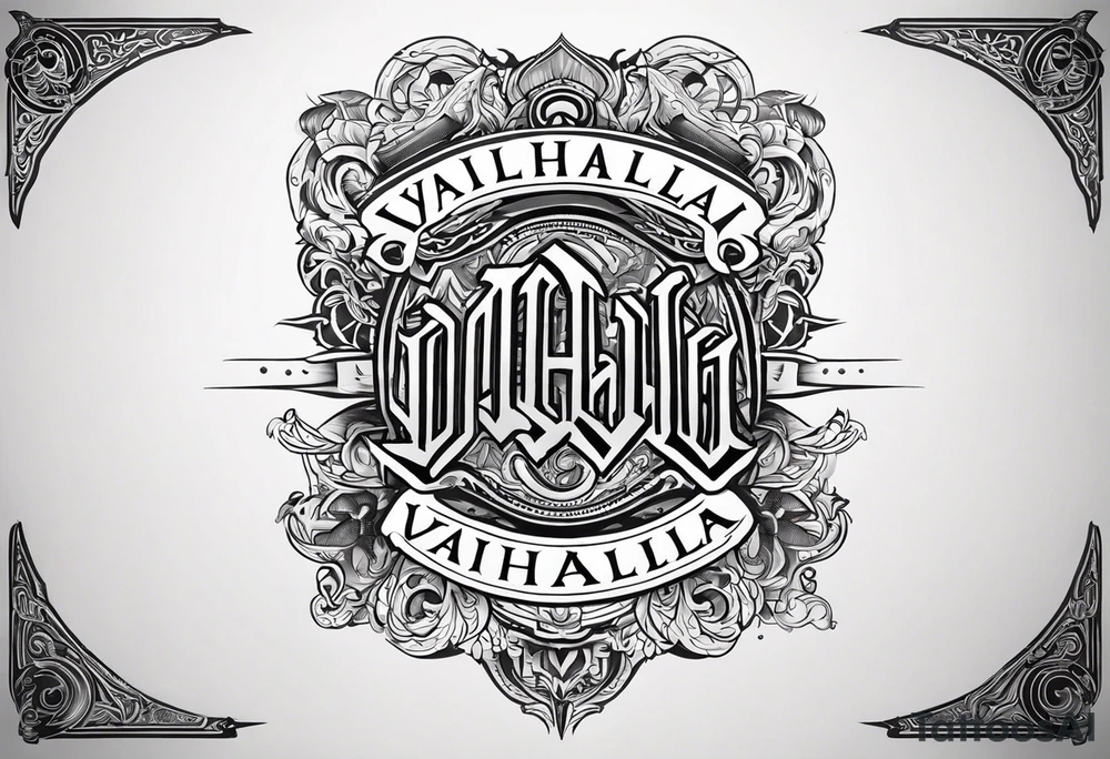 Valhalla tattoo idea