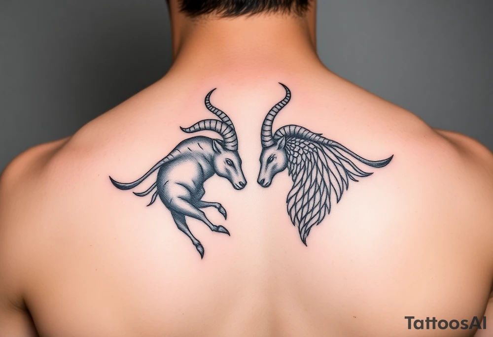 Love cancer and Taurus tattoo idea