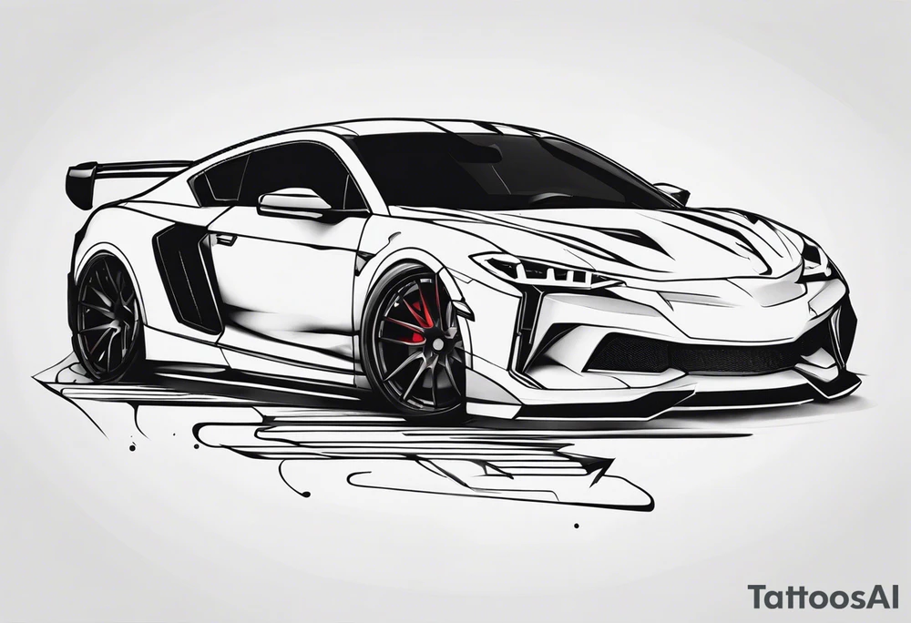 car tattoo idea
