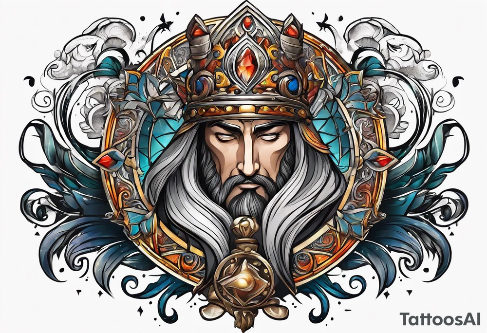 Biblical for man on forearm tattoo idea