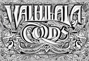 Valhalla gods tattoo idea