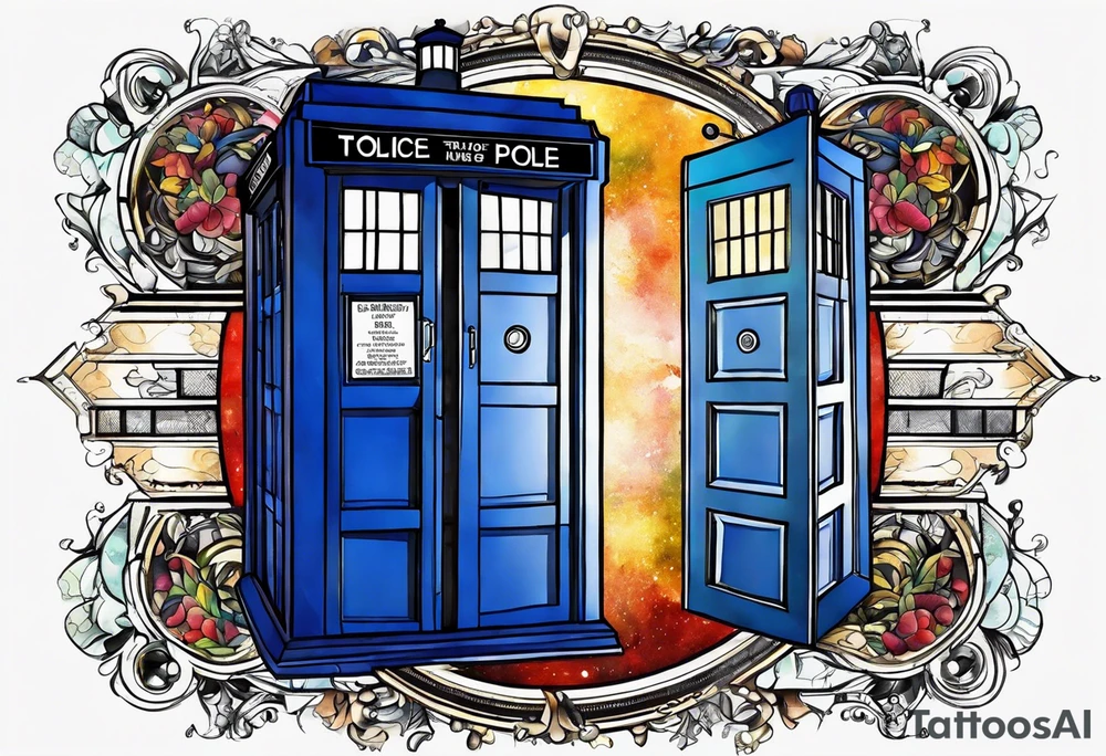 Tardis tattoo idea