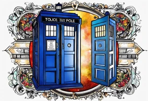 Tardis tattoo idea