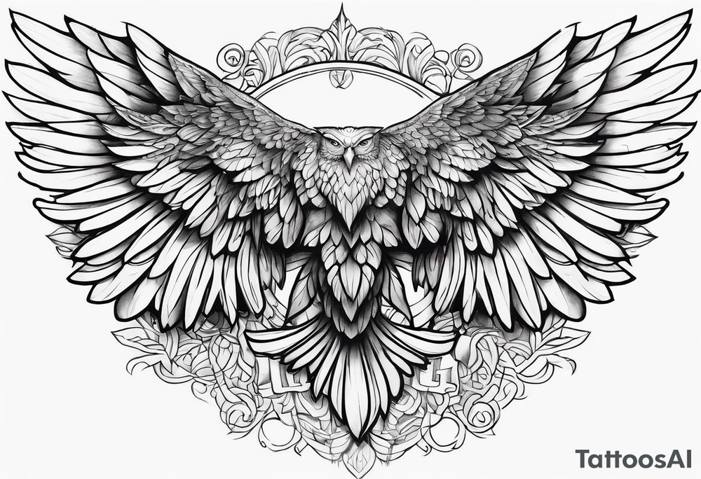 wings tattoo idea