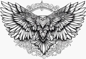 wings tattoo idea