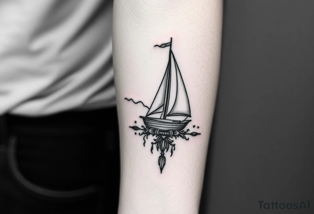 Old Norse mythology 
You can’t control the wind but you can adjust your sails tattoo idea