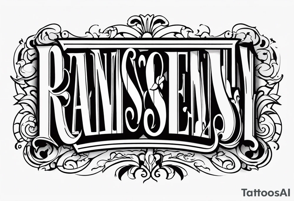 Don Ramsey 
8-12-2023 tattoo idea