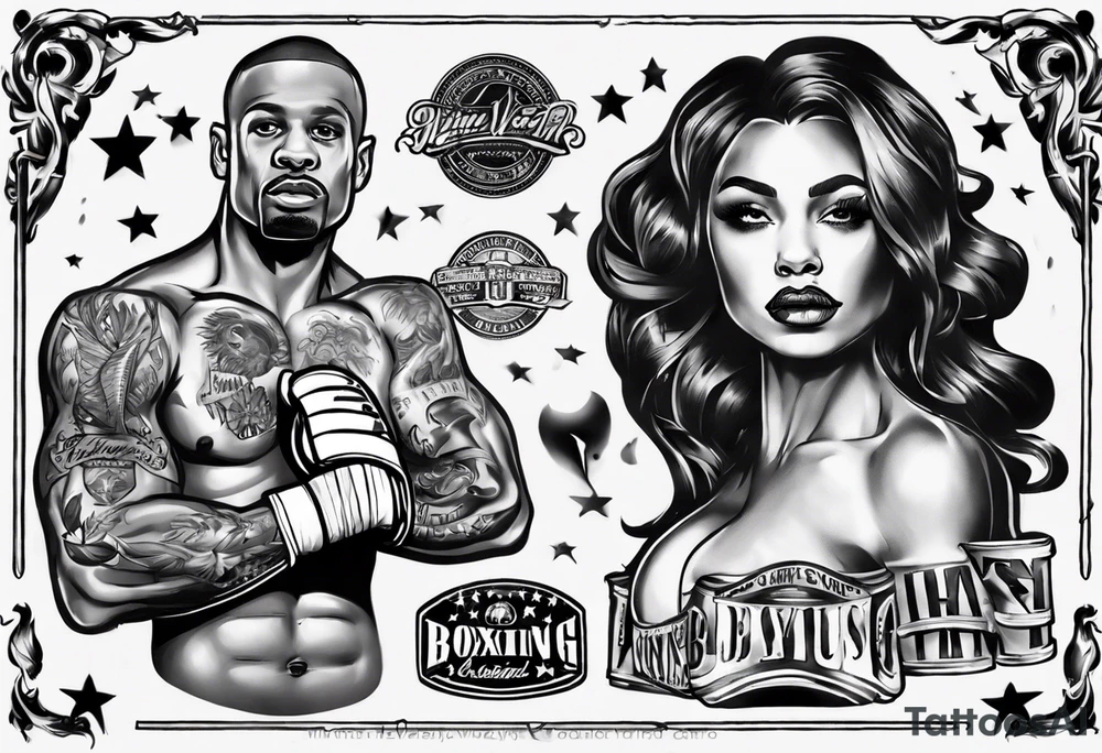 famous boxing venues in the us tattoo idea