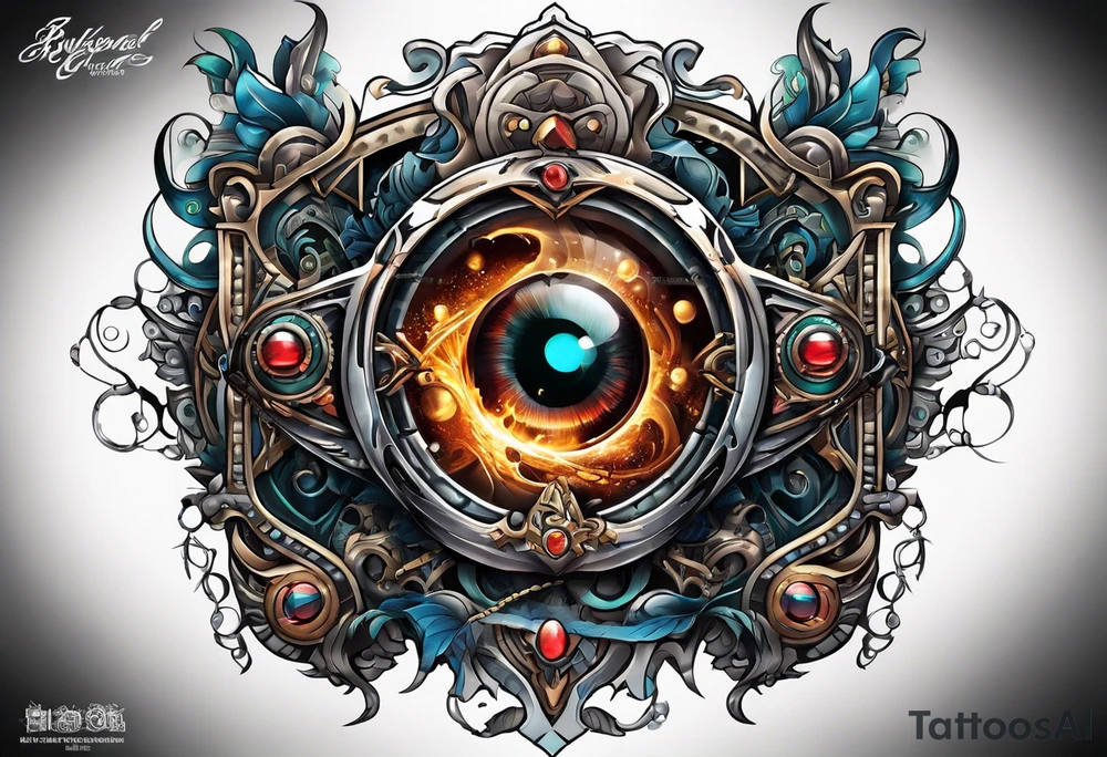 Portal to another world tattoo idea
