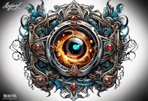 Portal to another world tattoo idea