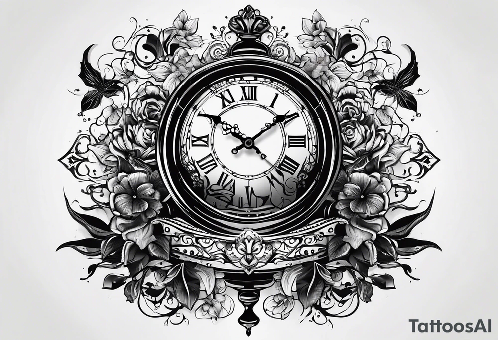 17:27 digital clock tattoo idea