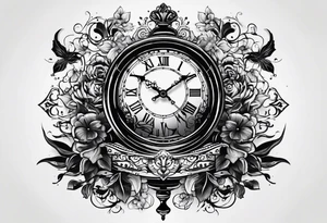 17:27 digital clock tattoo idea