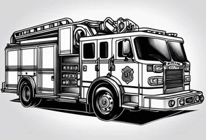 fire engine tattoo idea