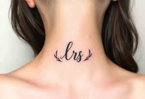 Nail claw marks beside the initials lrs tattoo idea