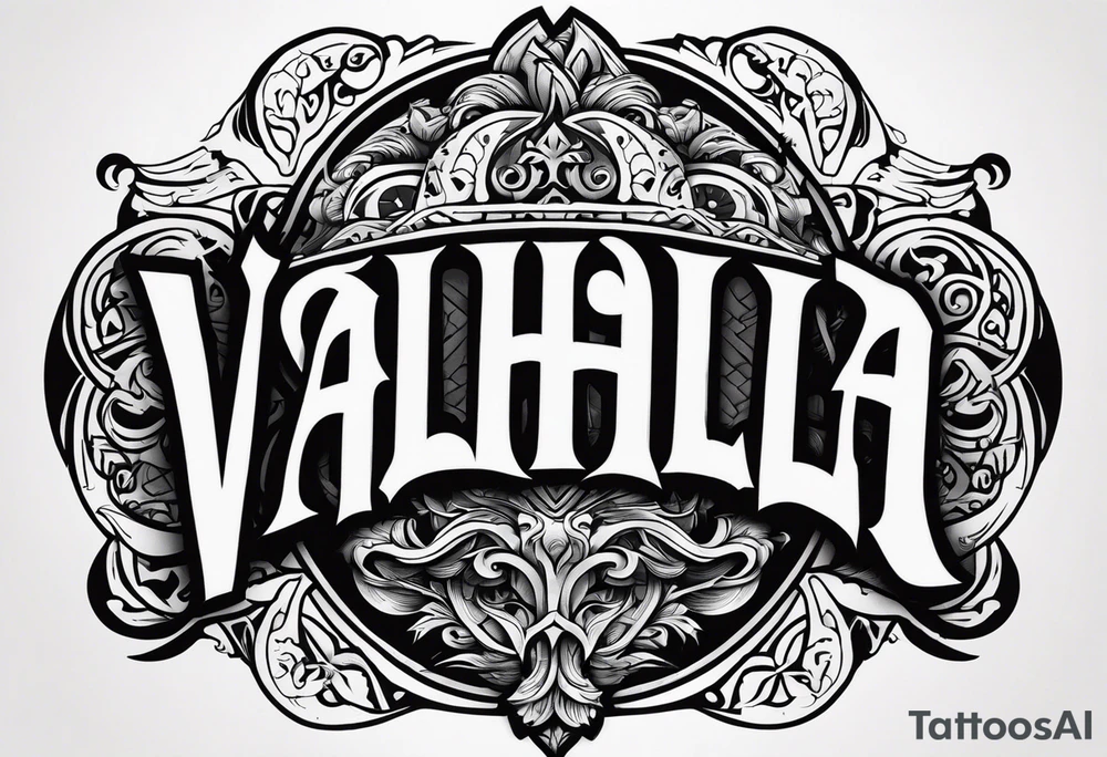 Valhalla tattoo idea