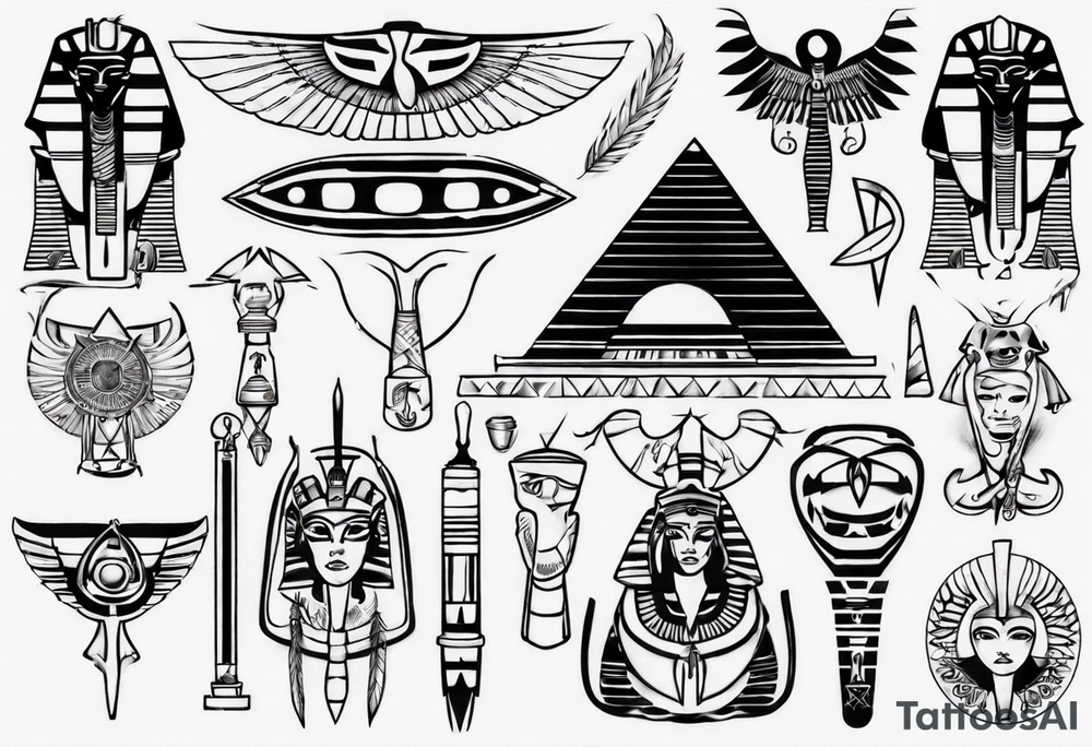 egyptian tattoo idea