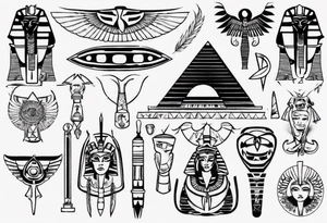 egyptian tattoo idea