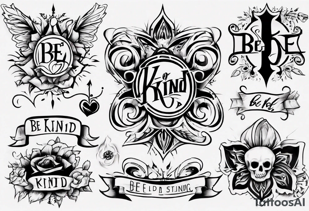 Be Kind……of a Bitch tattoo idea