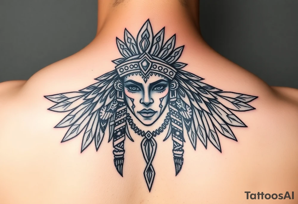 Aztec princess tattoo idea