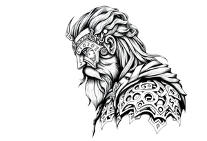 Celtic warrior tattoo idea