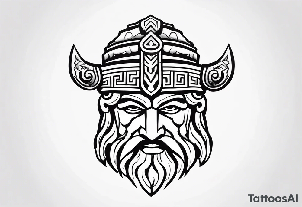 Ancient greek strength tattoo tattoo idea