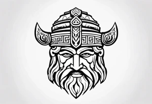 Ancient greek strength tattoo tattoo idea