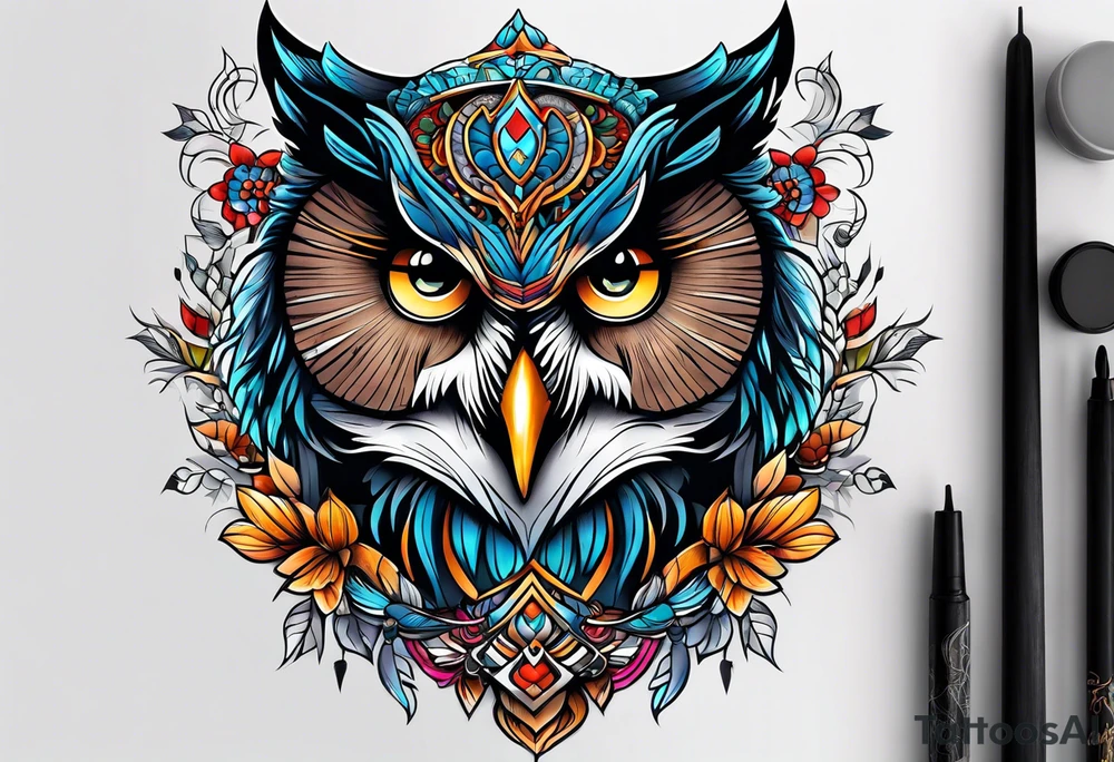 Seriously owl tattoo idea