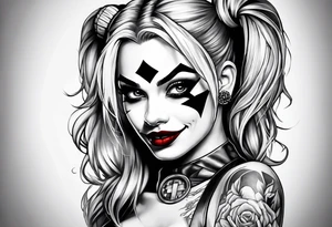 Harley Quinn tattoo idea