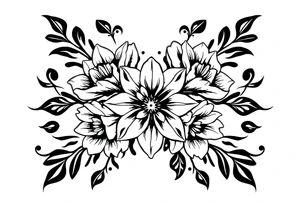 Flowers tattoo idea