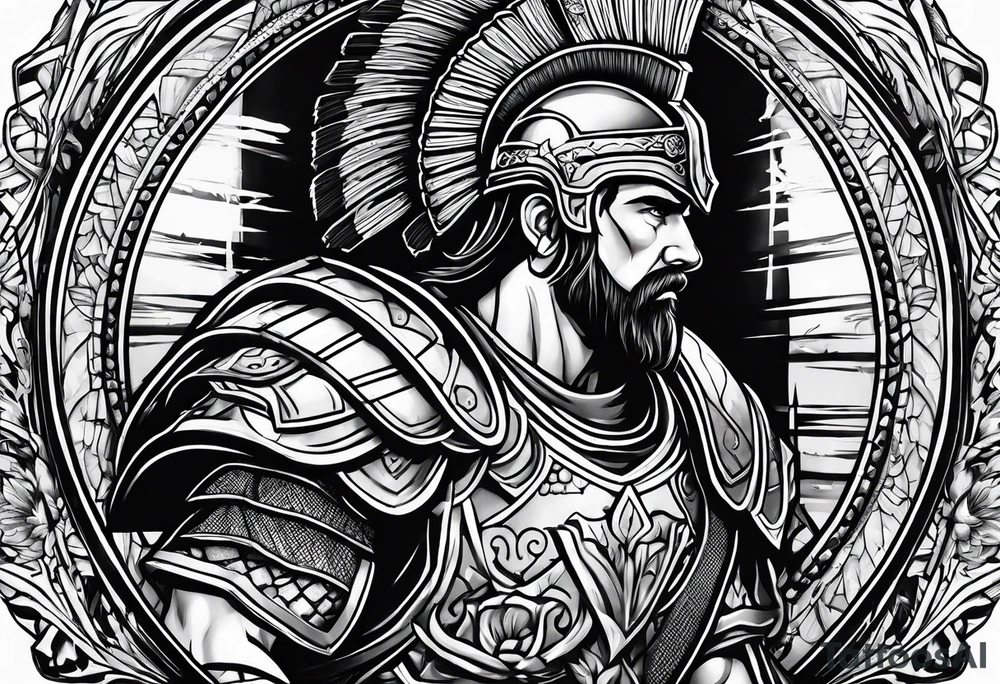 gladiator tattoo idea