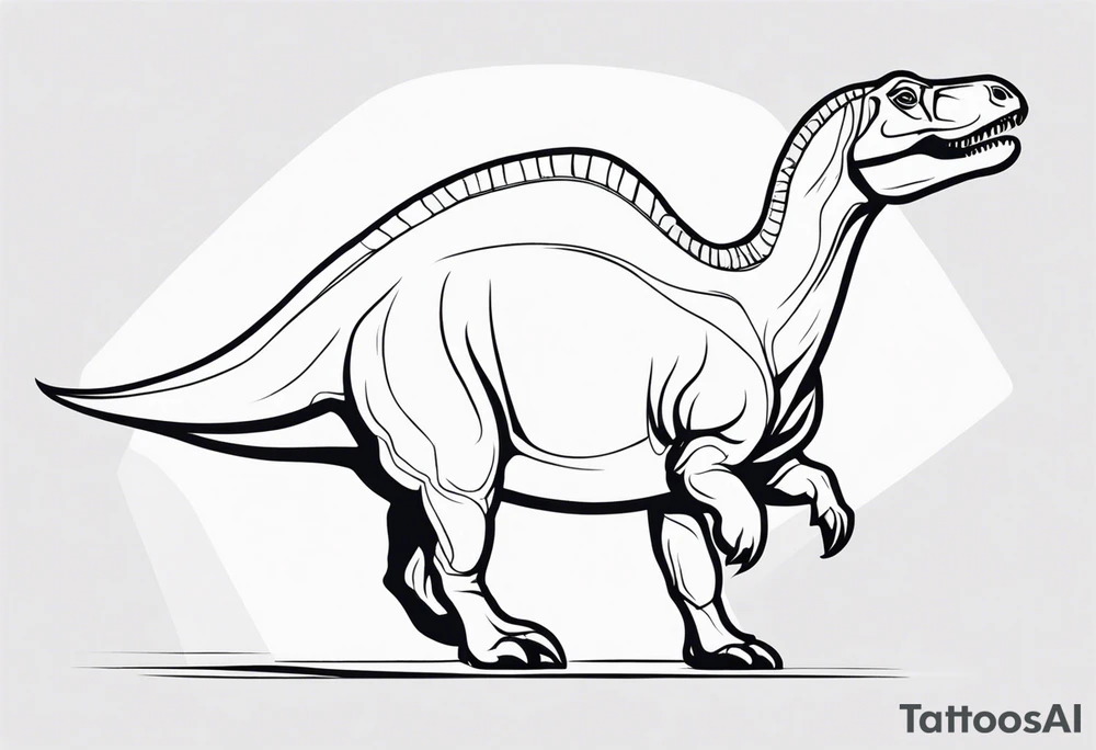 Hadrosaurus foulkii tattoo idea