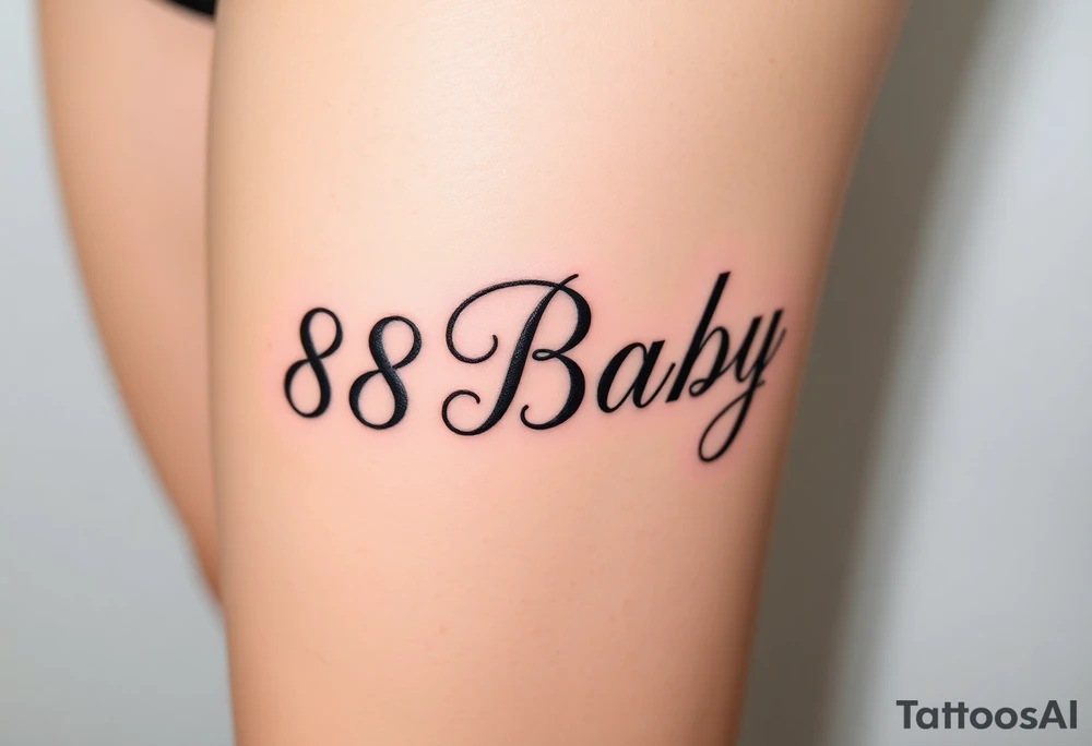 88Baby tattoo idea