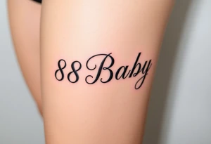 88Baby tattoo idea