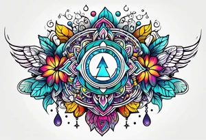 Ecstasy MDMA psychedelic PTSD exploration tattoo idea