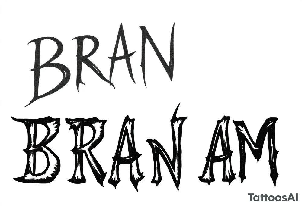Branam tattoo idea
