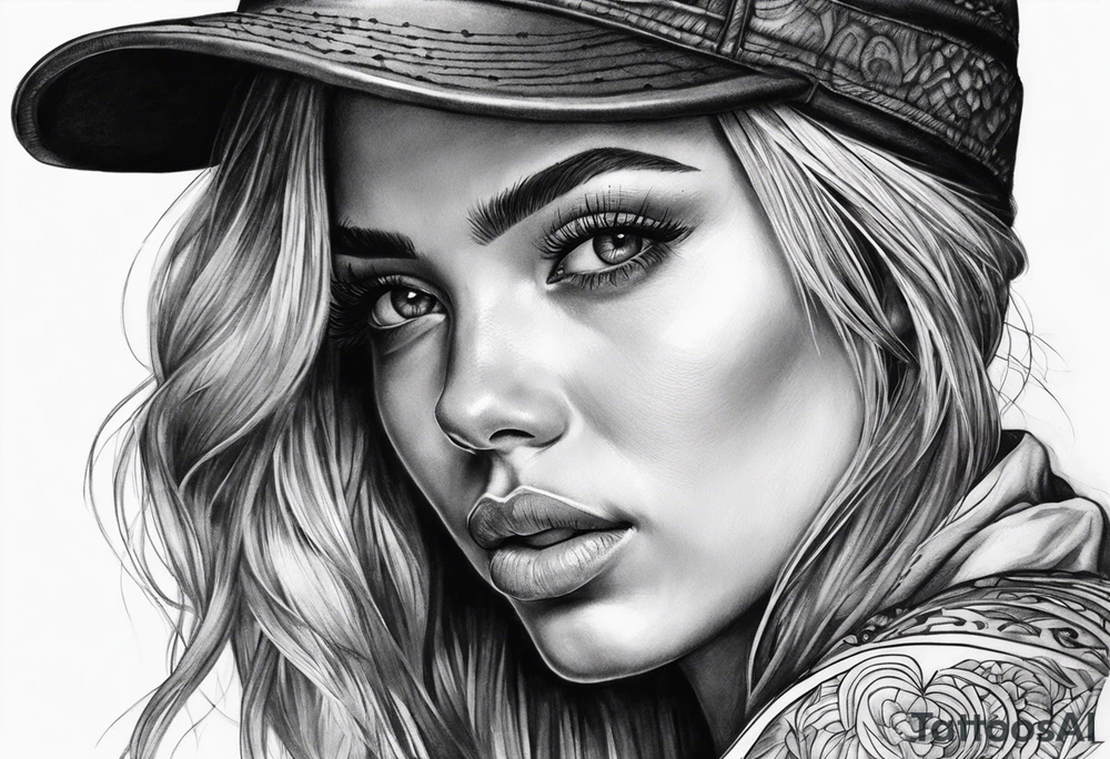 Women gross tattoo idea