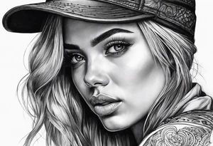 Women gross tattoo idea