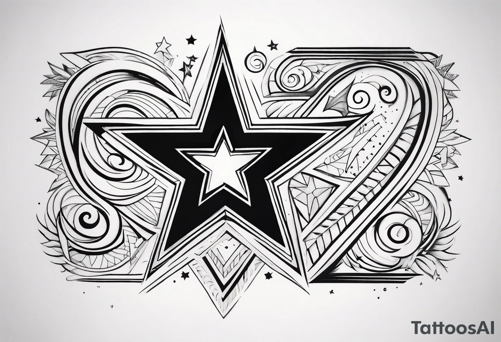 star tattoo idea