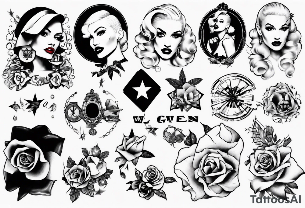 gwen stefani tattoo idea