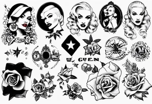 gwen stefani tattoo idea