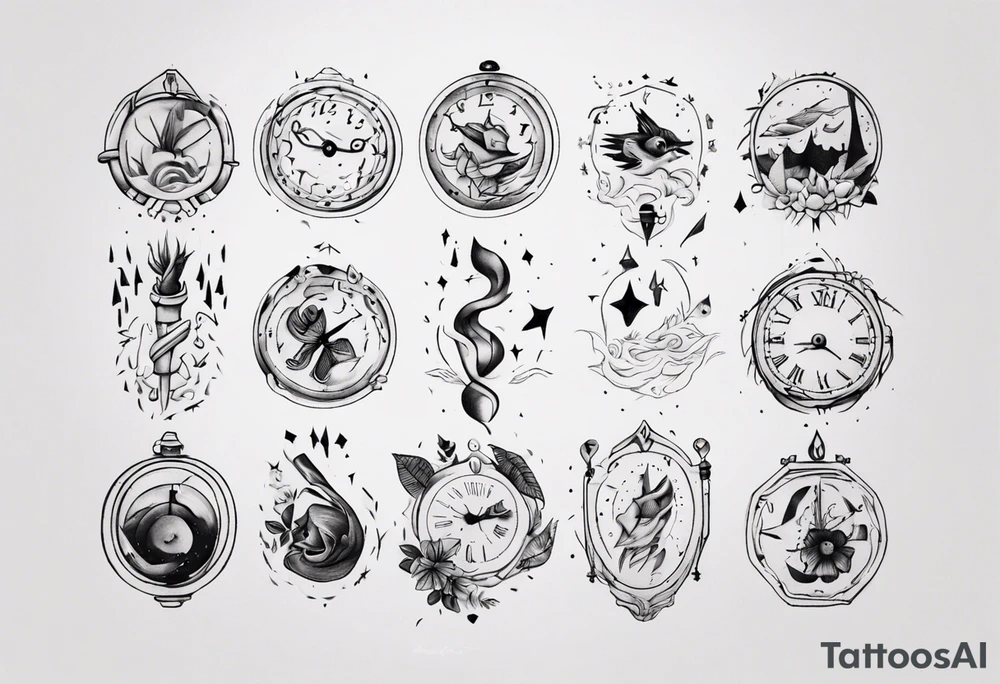 we have little time left tattoo idea