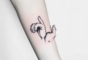 Michaelangelo hands reaching tattoo idea