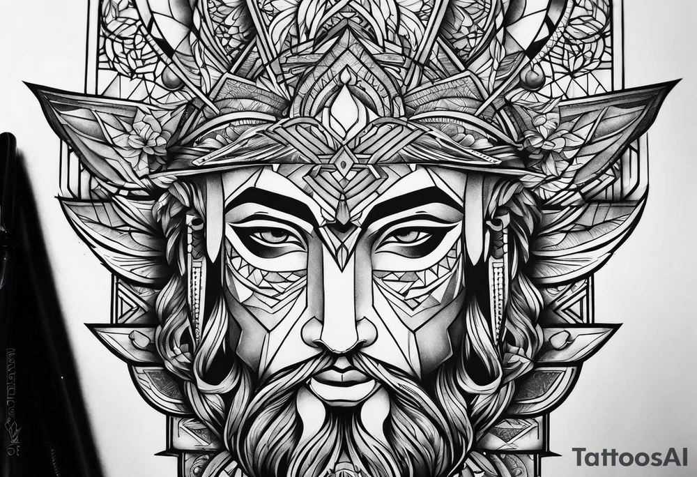 Own god forearm tattoo idea