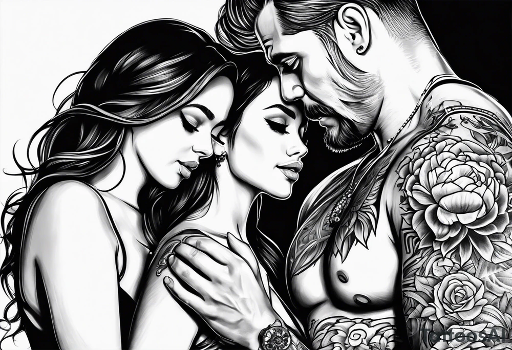 Father daughter tattoo idea