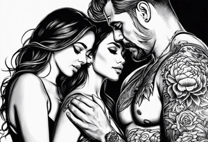 Father daughter tattoo idea
