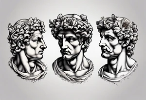 david by michelangelo broken tattoo idea