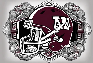 A&M aggies football tattoo idea