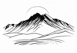 great gable from wasdale head tattoo idea