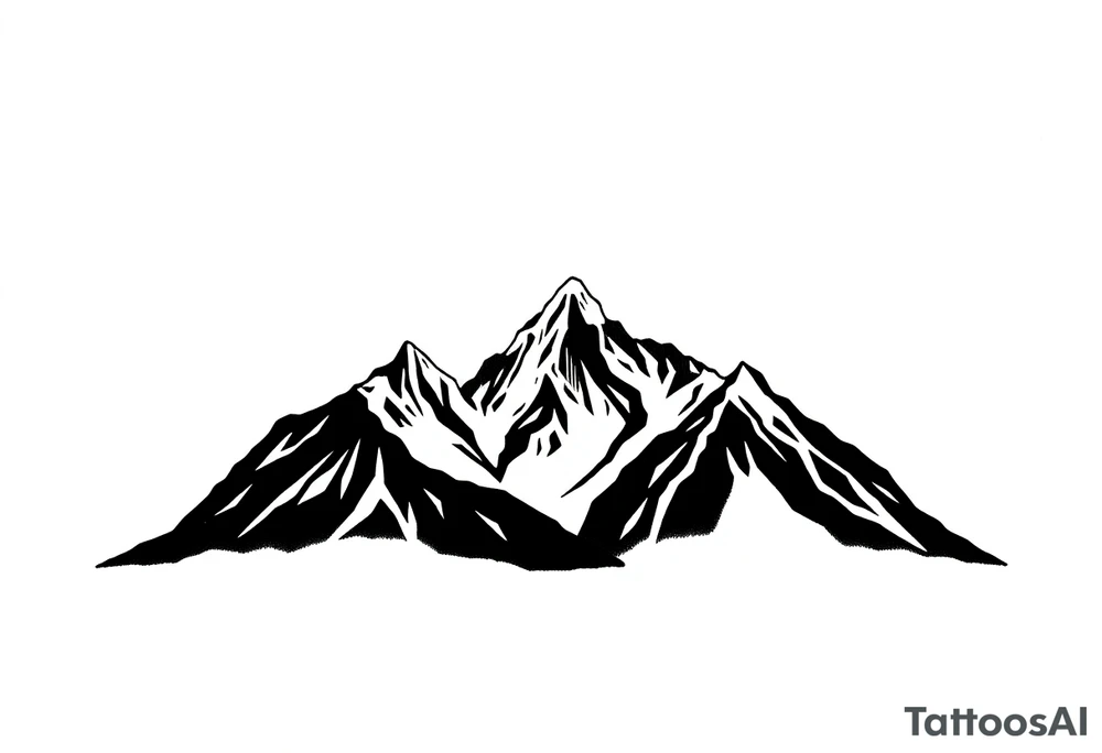 Appalachain mountains tattoo idea